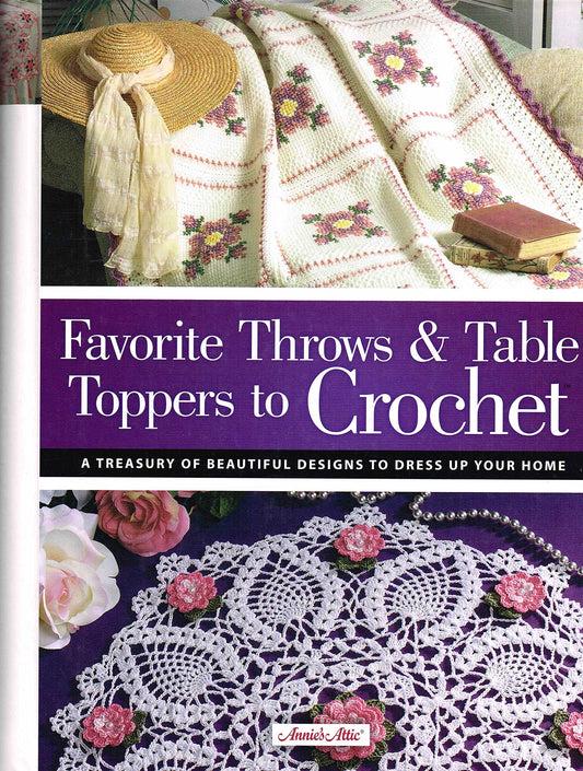 Favorite Throws & Table Toppers to Crochet