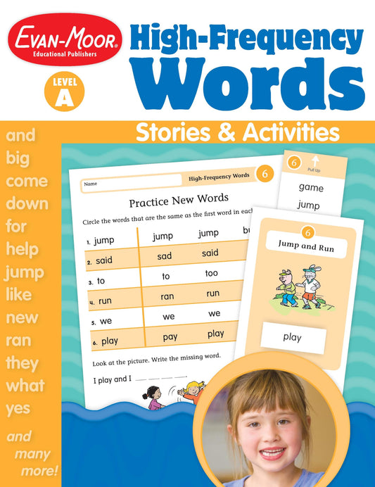 High-Frequency Words: Stories and Activities, Level A - 8073
