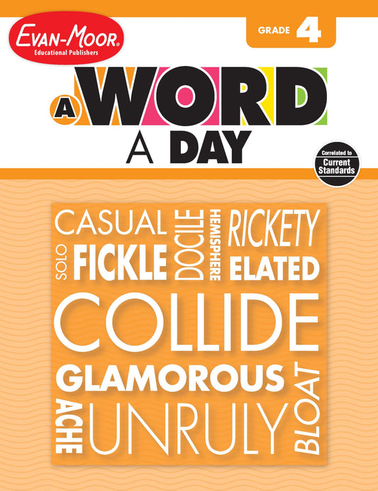 Evan-Moor A Word a Day, Grade 4 Teacher Edition