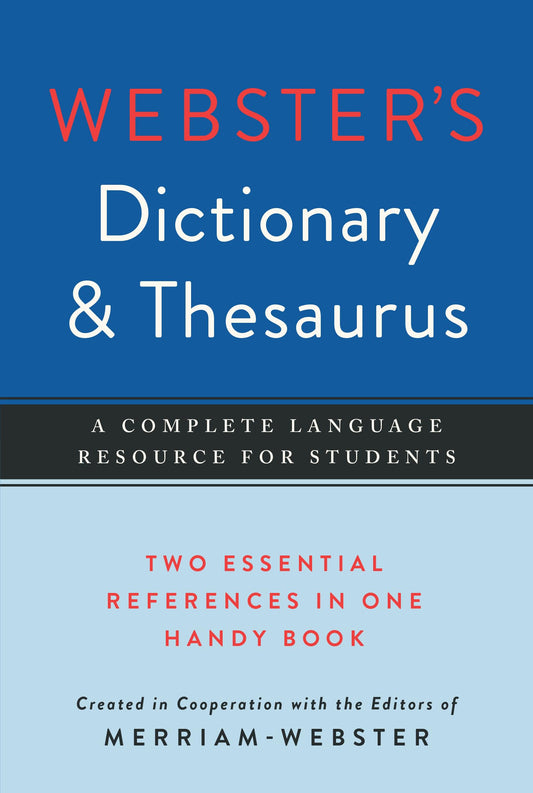 Webster's Dictionary & Thesaurus, Newest Edition - 9442