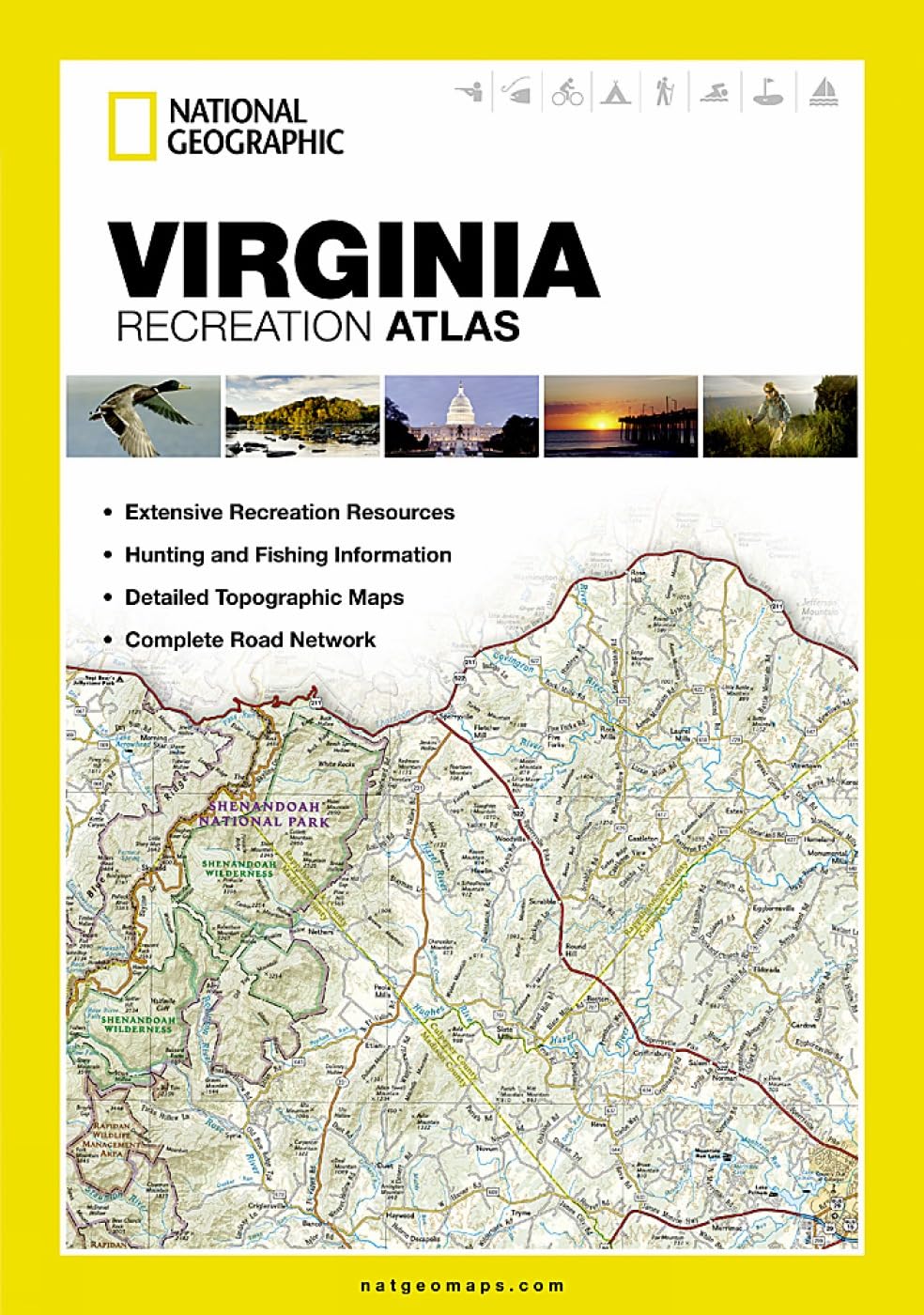 Virginia Recreation Atlas (National Geographic Recreation Atlas)