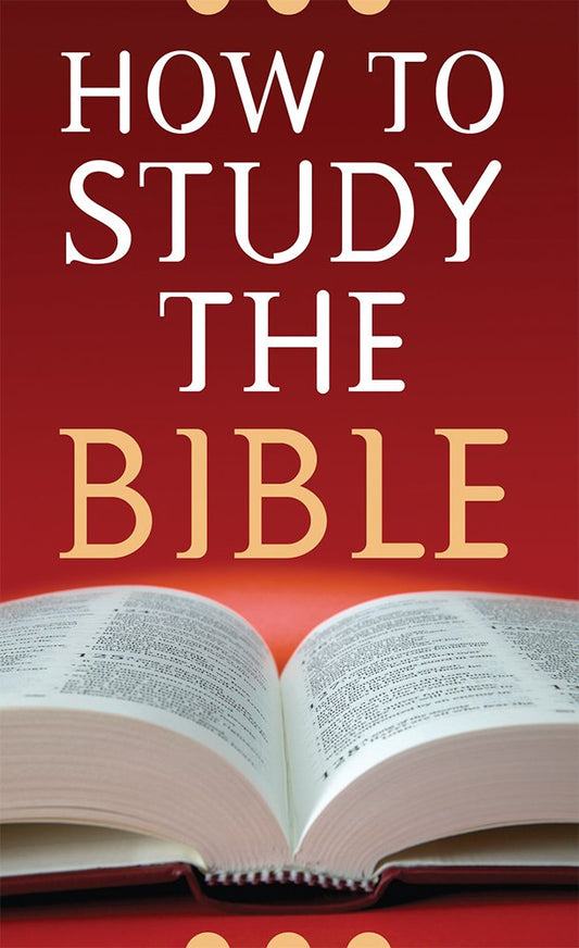 How to Study the Bible (Value Books) - 4520