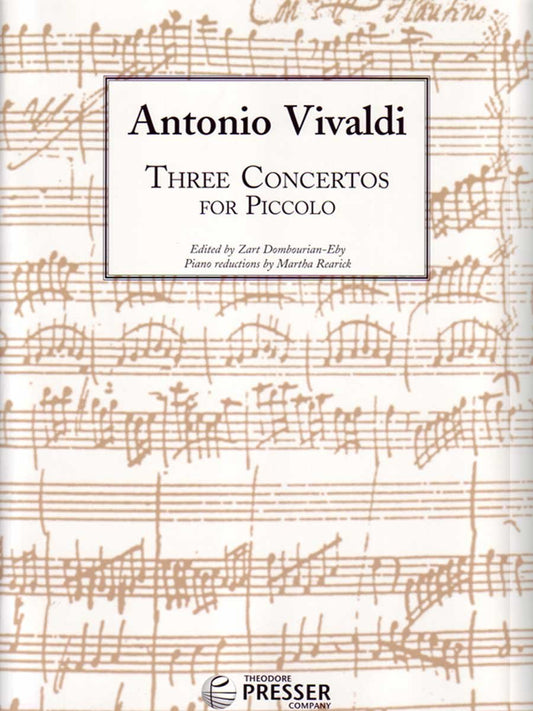 Three Concertos for Piccolo (Piccolo and Piano)