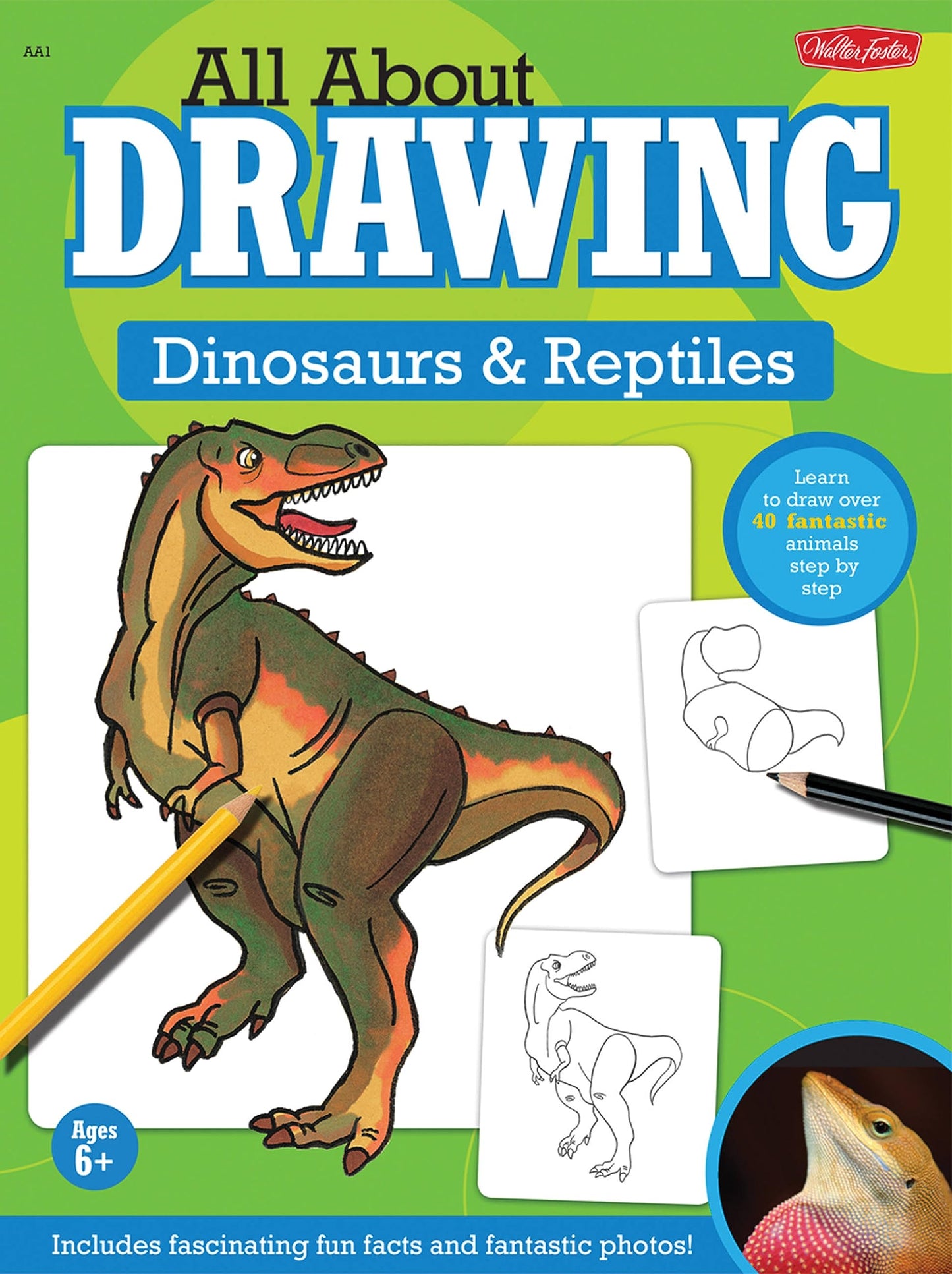 All About Drawing Dinosaurs & Reptiles