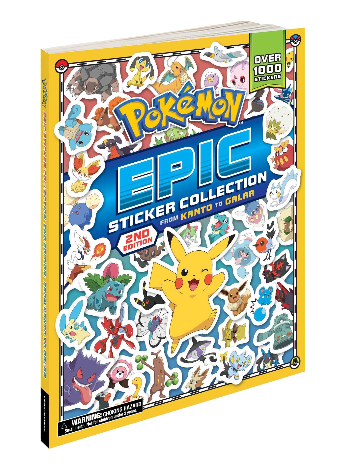 Pokémon Epic Sticker Collection 2nd Edition: From Kanto to Galar (2) (Pokemon Epic Sticker Collection) - 6666