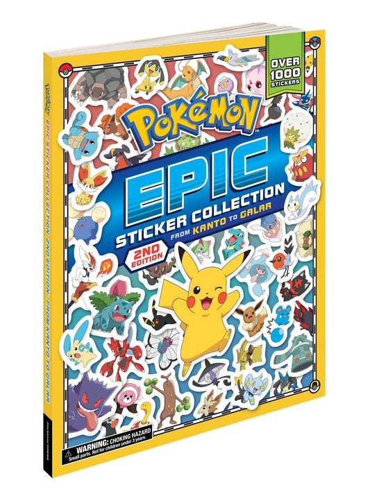 Pokémon Epic Sticker Collection 2nd Edition: From Kanto to Galar (2) (Pokemon Epic Sticker Collection) - 6666