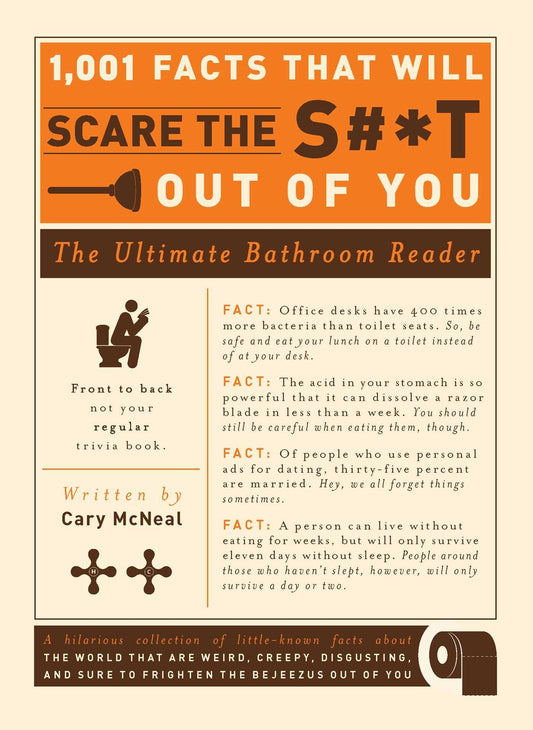 1,001 Facts that Will Scare the S#*t Out of You: The Ultimate Bathroom Reader - 7402
