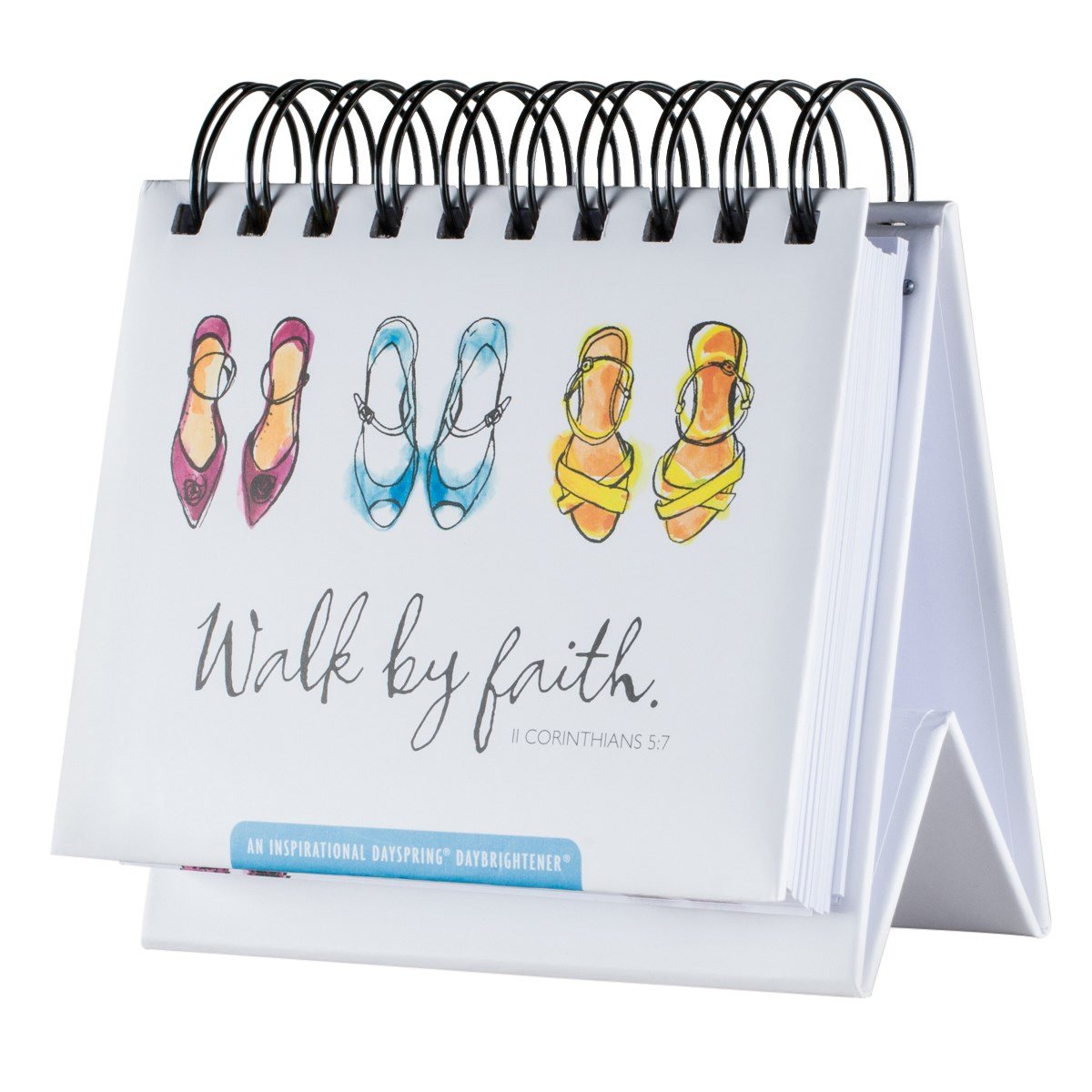 Walk by Faith: II Corinthians 5:7 - an Inspirational Dayspring DayBrightener - Perpetual Calendar