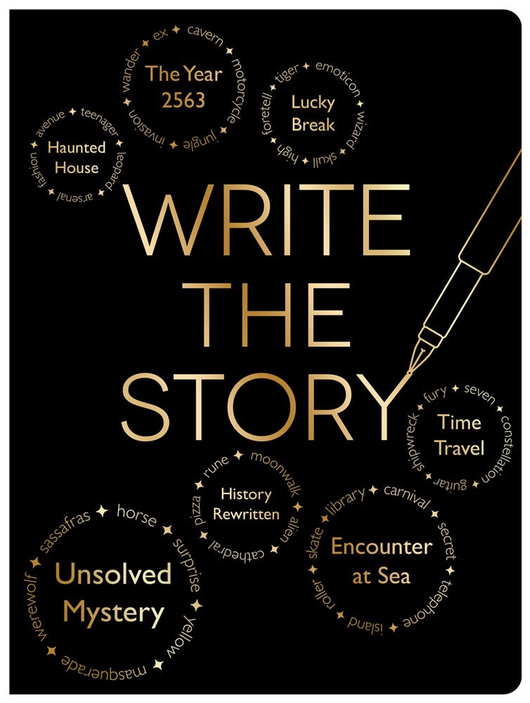 Piccadilly Write the Story | Creative Writing Journal | Guided Storytelling Notebook | Acid-Free Paper | 200 Pages, Model: 9781608637683