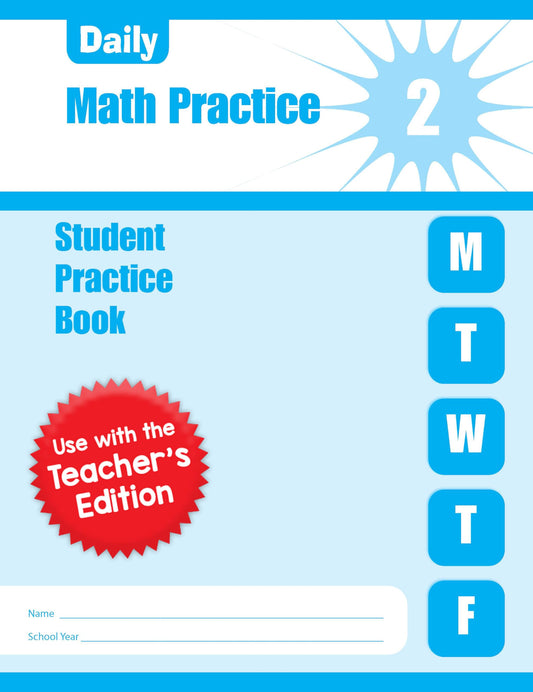 Evan-Moor Daily Math Practice, Grade 2 Student Book