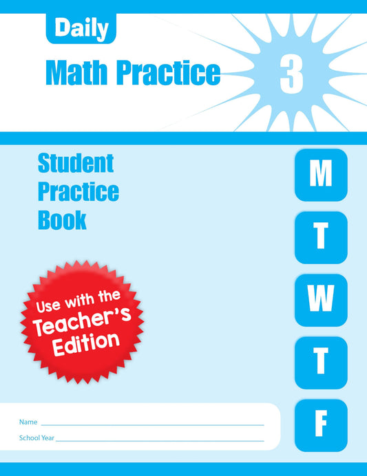 Evan-Moor Daily Math Practice, Grade 3 Student Book - 215