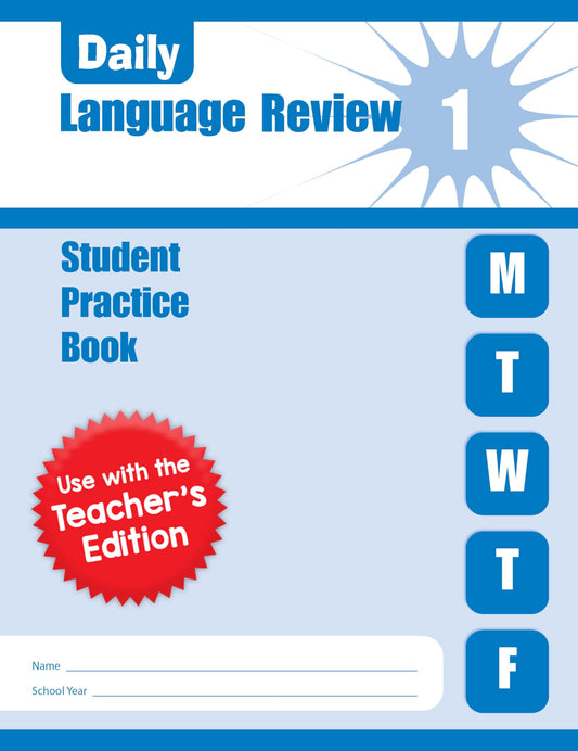 Daily Language Review, Grade 1 Student Workbook
