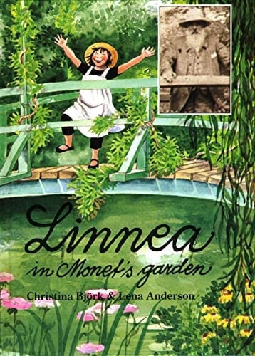 Linnea in Monet's garden