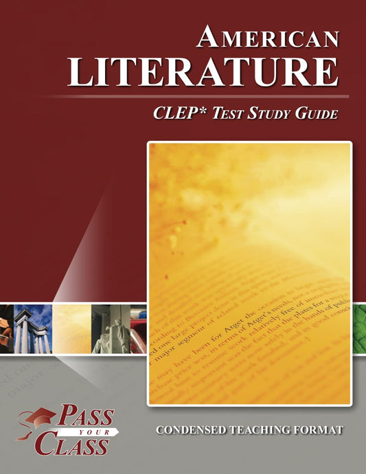 American Literature CLEP Test Study Guide - 4877