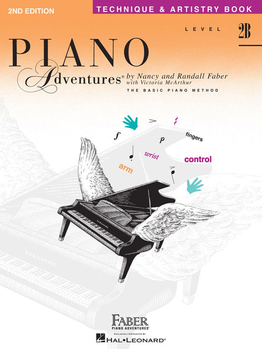 Piano Adventures - Technique & Artistry Book - Level 2B - 3842