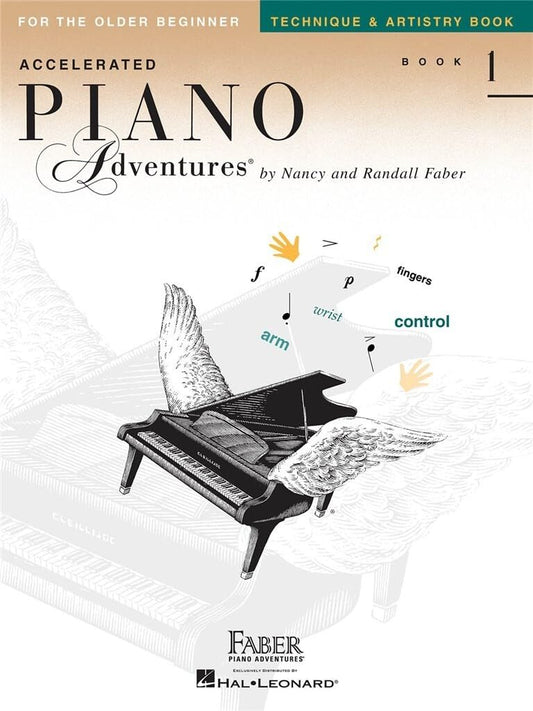 Accelerated Piano Adventures For The Older Beginner, Technique and Artistry Book 1 - 8849