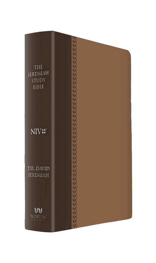 The Jeremiah Study Bible, NIV: (Brown w/ burnished edges) Leatherluxe®: What It Says. What It Means. What It Means for You.