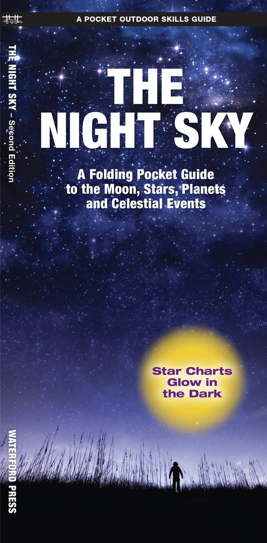 Night Sky: A Folding Pocket Guide to the Moon, Stars, Planets and Celestial Events (Nature Observation North America) - 3629