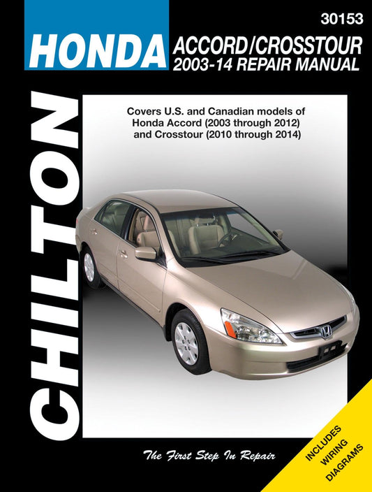 Honda Accord, 2003-12 & Crosstour, 2010-14 (Chilton Automotive) - 6534