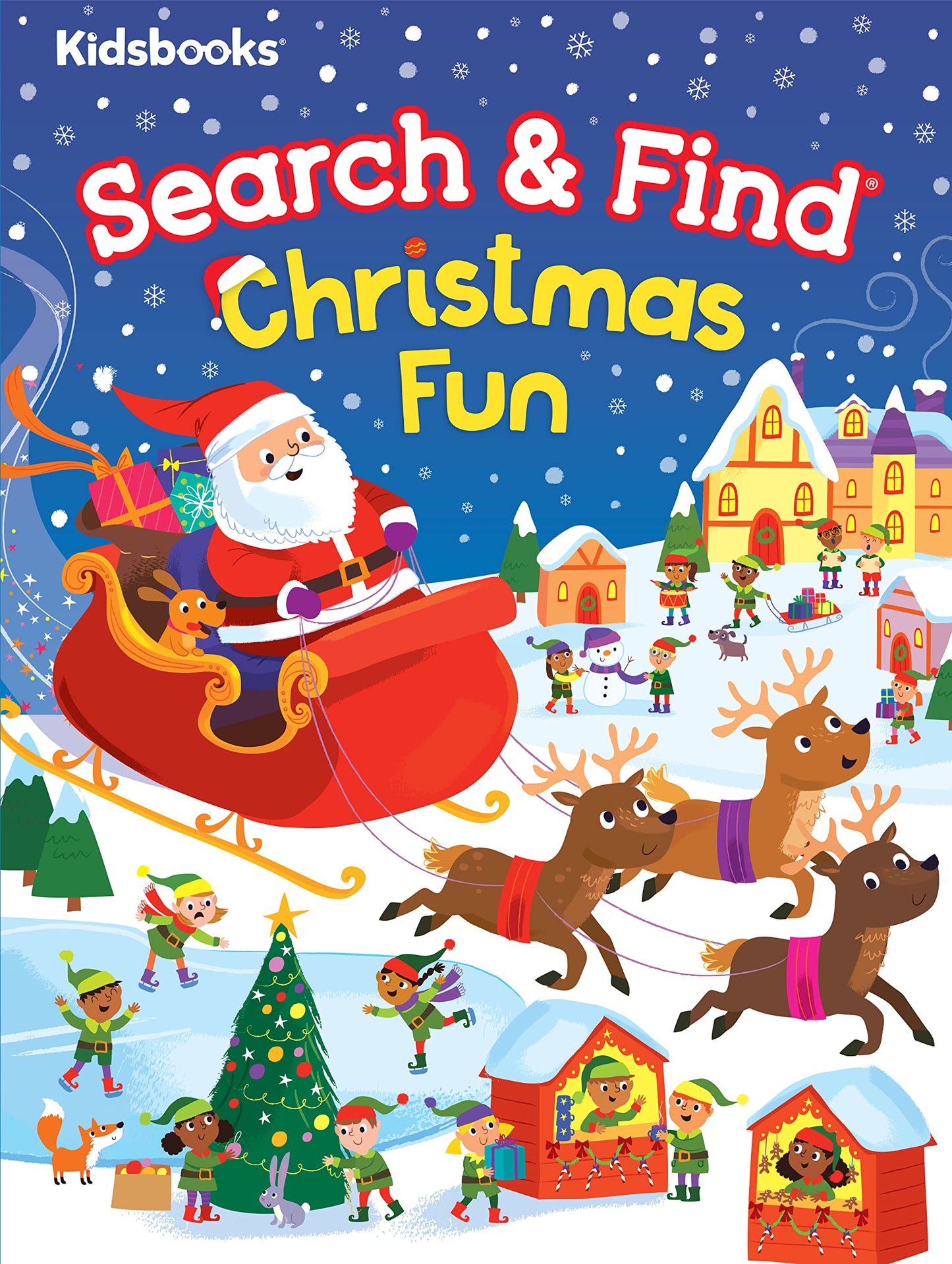 Search & Find: Christmas Fun-Search for People, Animals, Decorations, and of course Santa Claus in this Search & Find Christmas Wonderland (My First Search and Find)