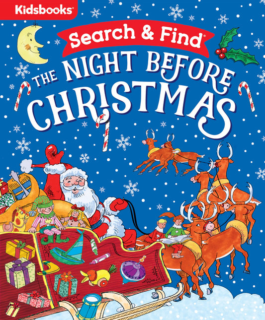 Search & Find: The Night Before Christmas-Join Elves Jingle and Belle in this Special Edition of the Classic Poem by Clement C. Moore, Featuring Fun Search & Find Scenes Throughout! - 8318