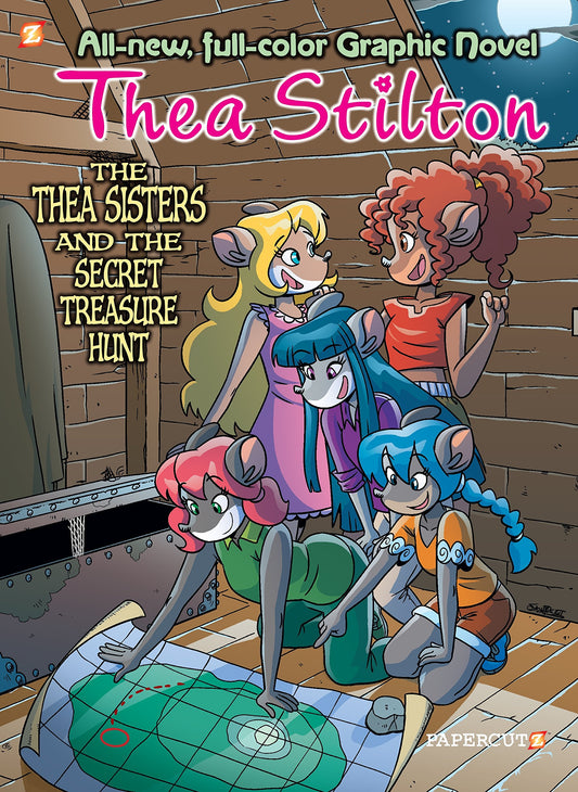 Thea Stilton Graphic Novels #8: The Thea Sisters and the Secret Treasure Hunt (8) - 5153
