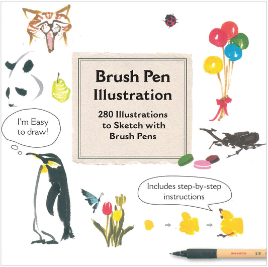Brush Pen Illustration: More Than 200 Ideas for Drawing with Brush Pens - 4553