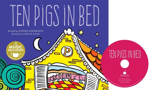 Ten Pigs in Bed (Sing-along Math Songs)