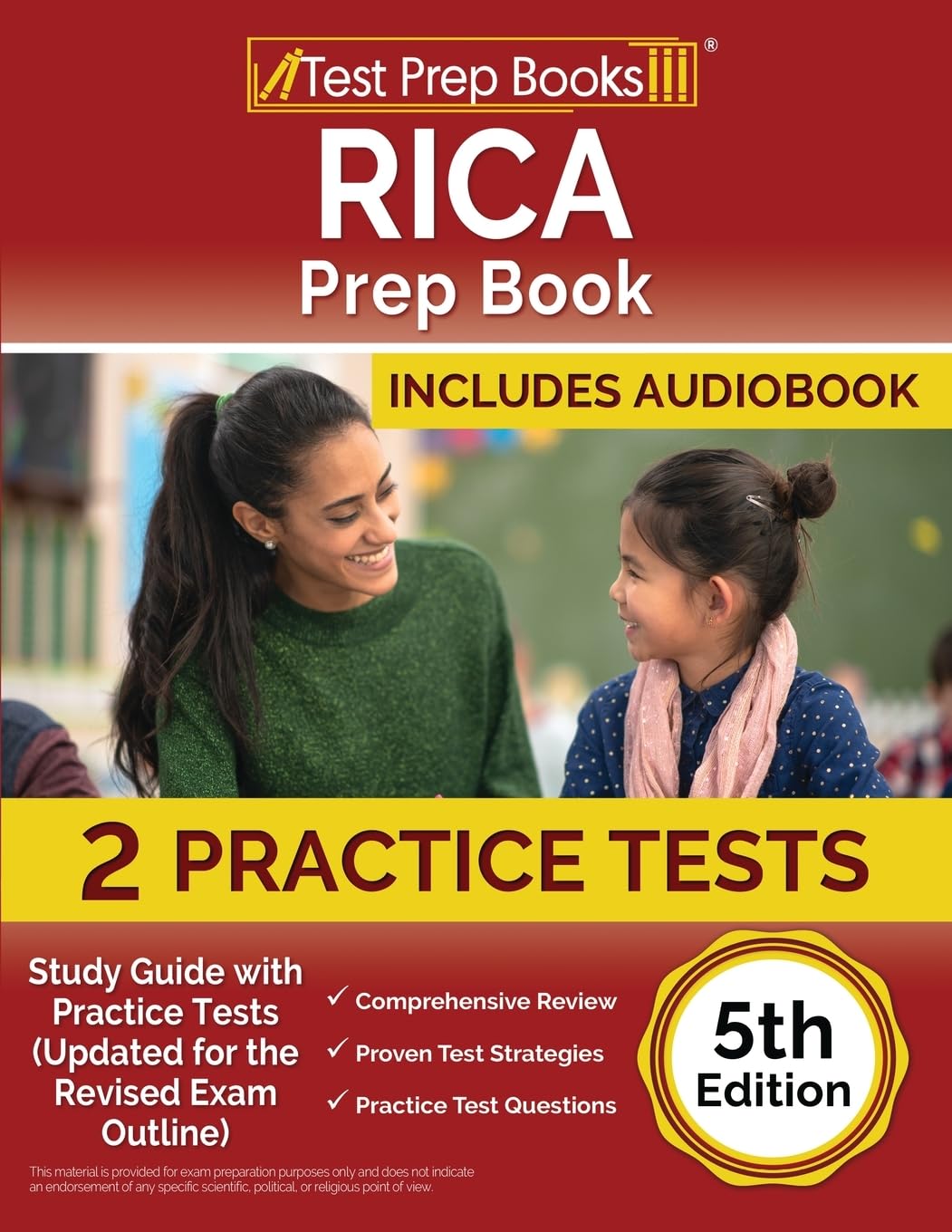 RICA Prep Book: Study Guide with Practice Tests (Updated for the Revised Exam Outline): [5th Edition] - 2040
