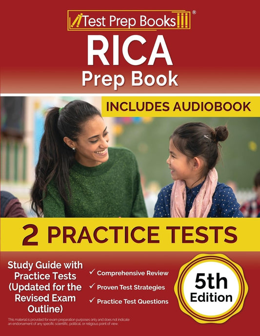 RICA Prep Book: Study Guide with Practice Tests (Updated for the Revised Exam Outline): [5th Edition] - 2040