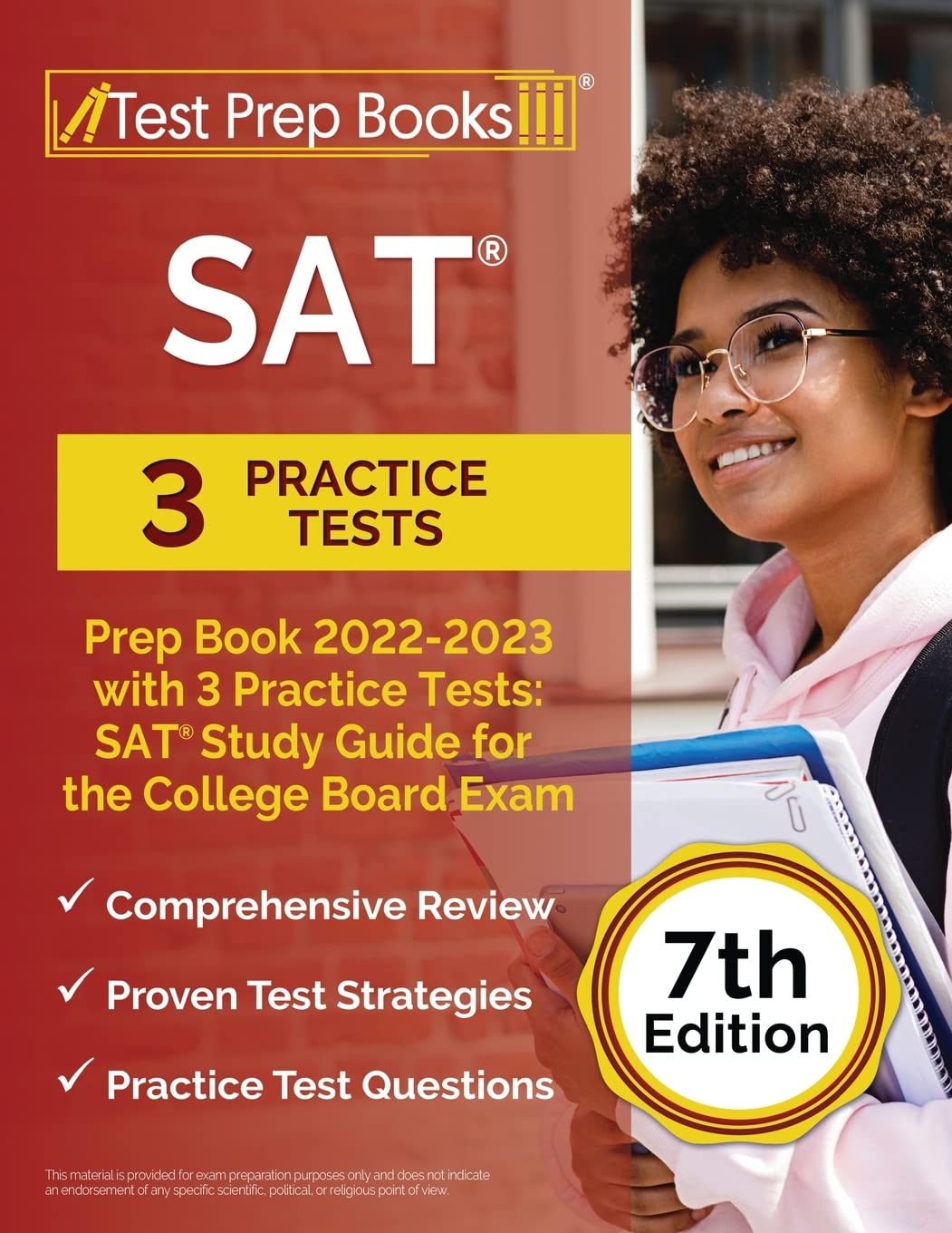SAT Prep Book 2022 - 2023 with 3 Practice Tests: SAT Study Guide for the College Board Exam: [7th Edition]