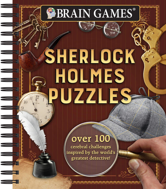 Brain Games - Sherlock Holmes Puzzles (#1): Over 100 Cerebral Challenges Inspired by the World's Greatest Detective! (Volume 1) - 3029
