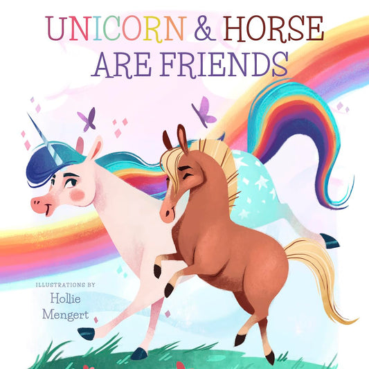 Unicorn and Horse are Friends - 8247