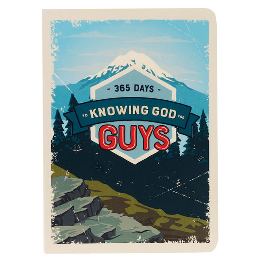 365 Days to Knowing God for Guys Devotional - Paperback Edition - 1347
