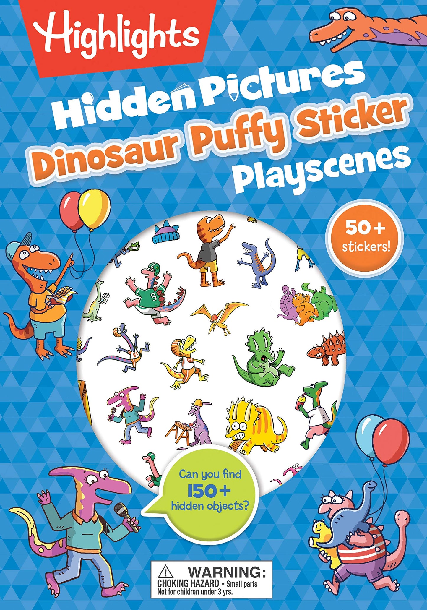 Dinosaur Hidden Pictures Puffy Sticker Playscenes (Highlights Puffy Sticker Playscenes)