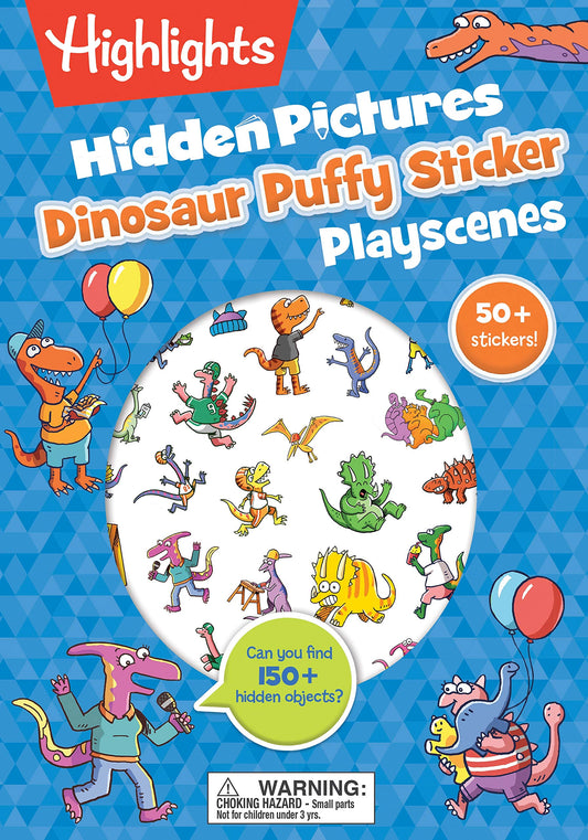Dinosaur Hidden Pictures Puffy Sticker Playscenes (Highlights Puffy Sticker Playscenes)
