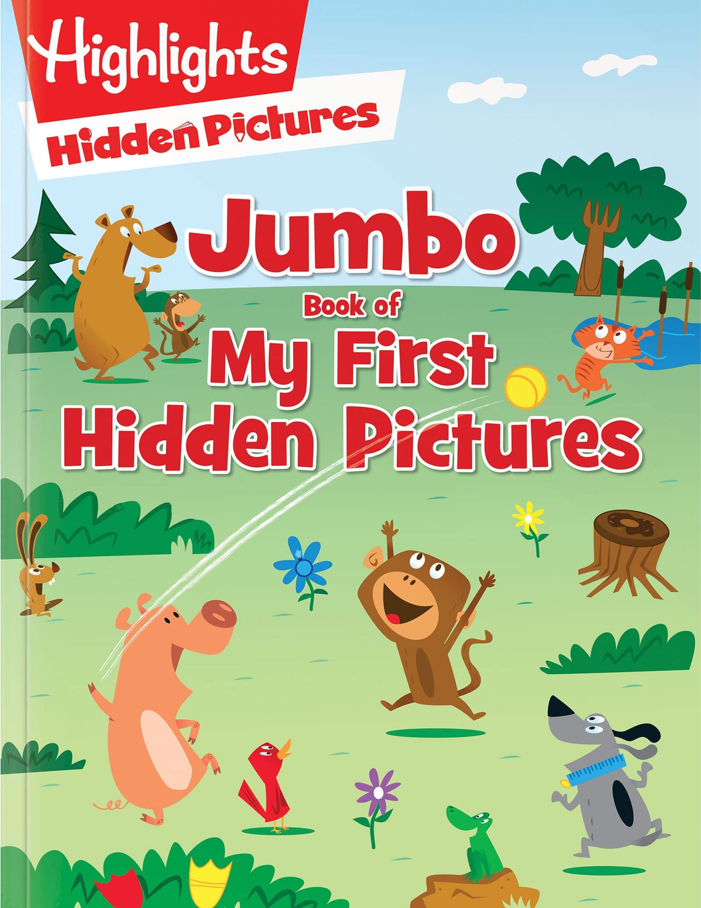Jumbo Book of My First Hidden Pictures: 115+ Hidden Pictures Puzzles in Highlights Activity Book, Seek and Find Puzzles for Kids 3+ (Highlights Jumbo Books & Pads) - 4483