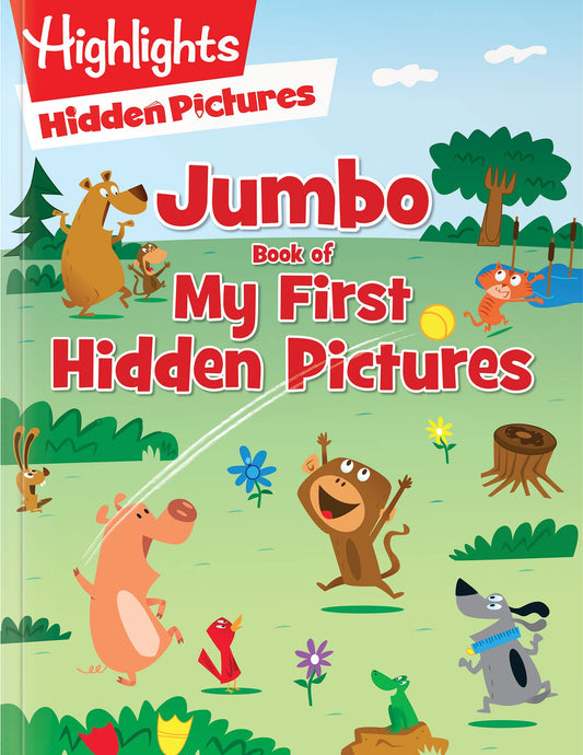 Jumbo Book of My First Hidden Pictures: 115+ Hidden Pictures Puzzles in Highlights Activity Book, Seek and Find Puzzles for Kids 3+ (Highlights Jumbo Books & Pads) - 4483