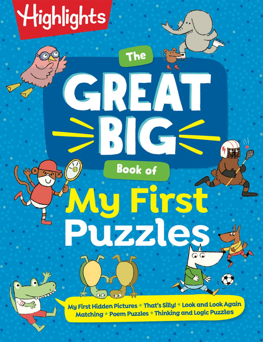 The Great Big Book of My First Puzzles (Great Big Puzzle Books) - 3068