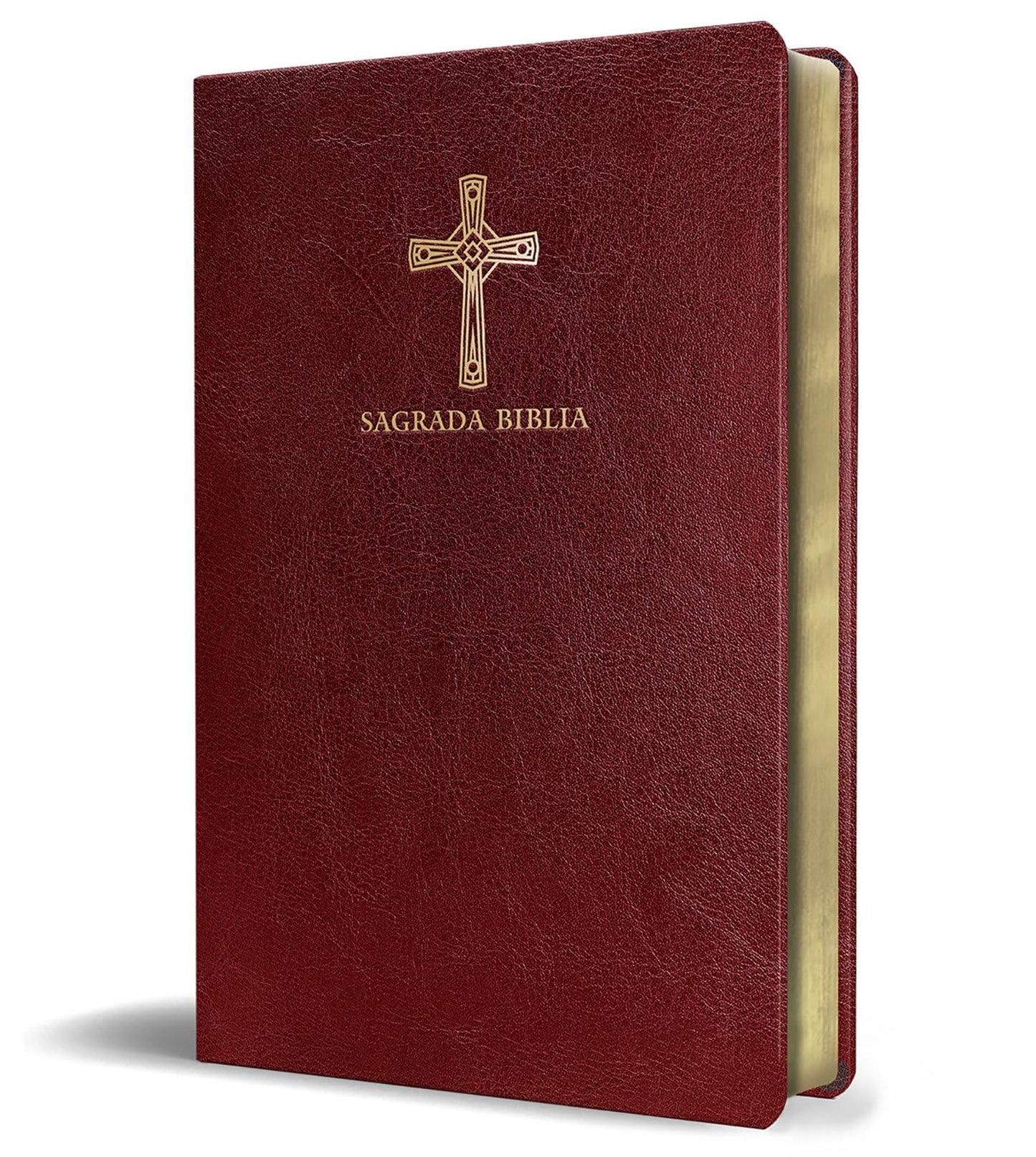Biblia Católica en español. Símil piel vinotinto, tamaño compacto / Catholic Bible. Spanish-Language, Leathersoft, Wine, Compact (Spanish Edition)