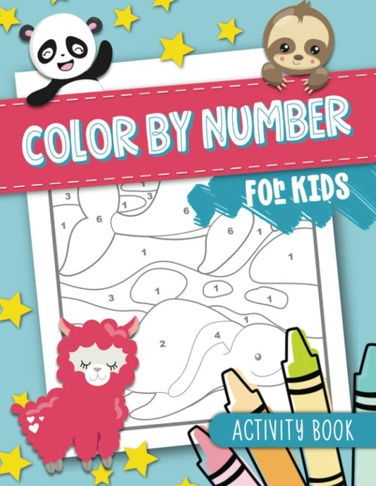 Color by Number for Kids: Activity Book - 8703