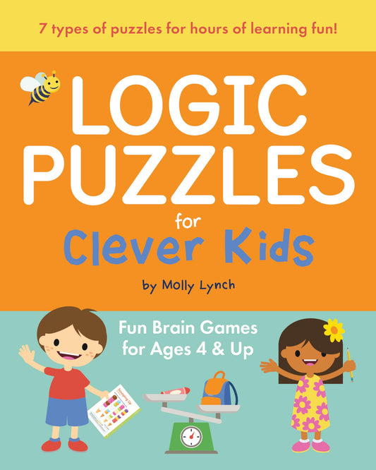 Logic Puzzles for Clever Kids: Fun brain games for ages 4 & up - 6279