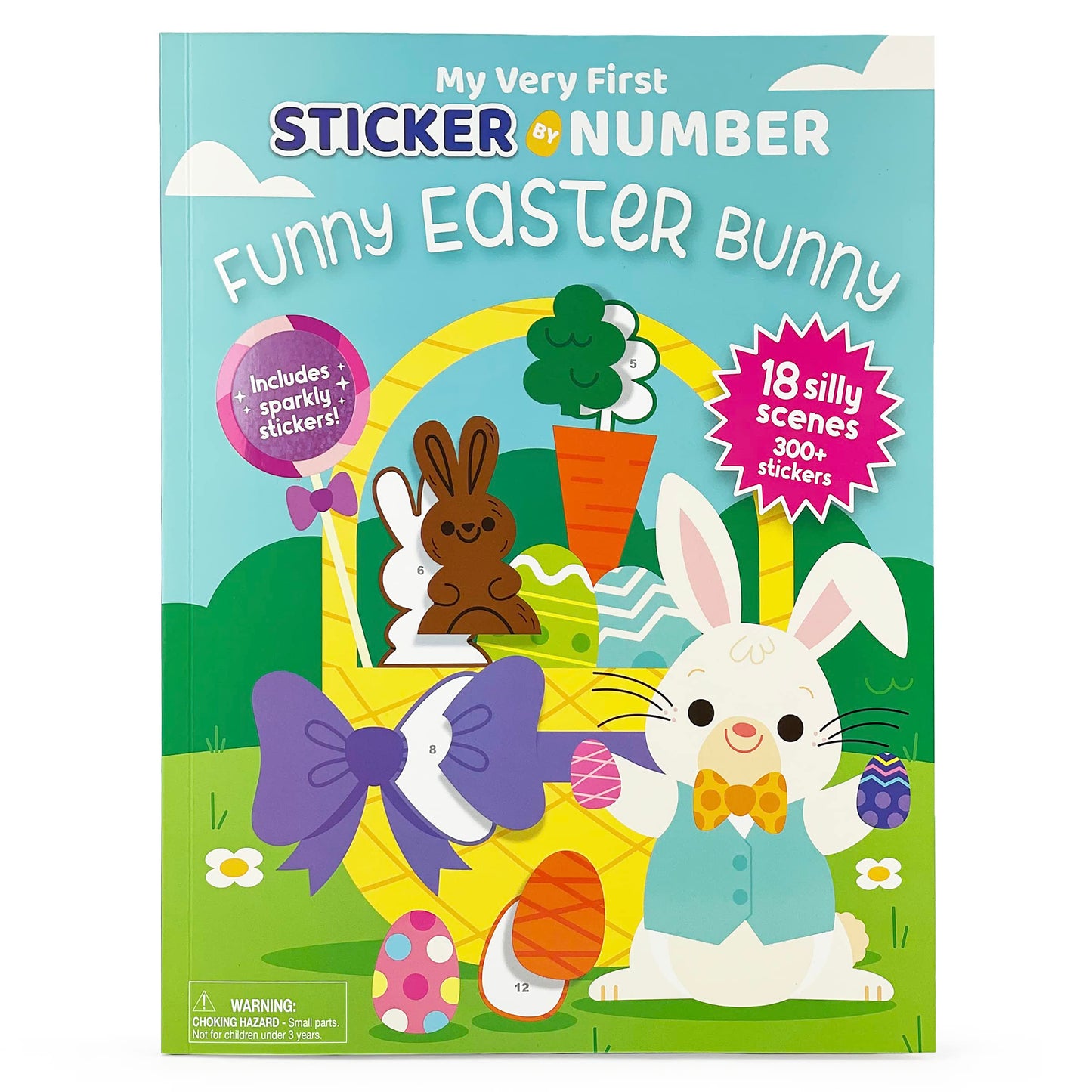My Very First Sticker by Number Easter - Sticker Activity Book for Kids with Pull-Out Perforated Pages and 300+ Stickers
