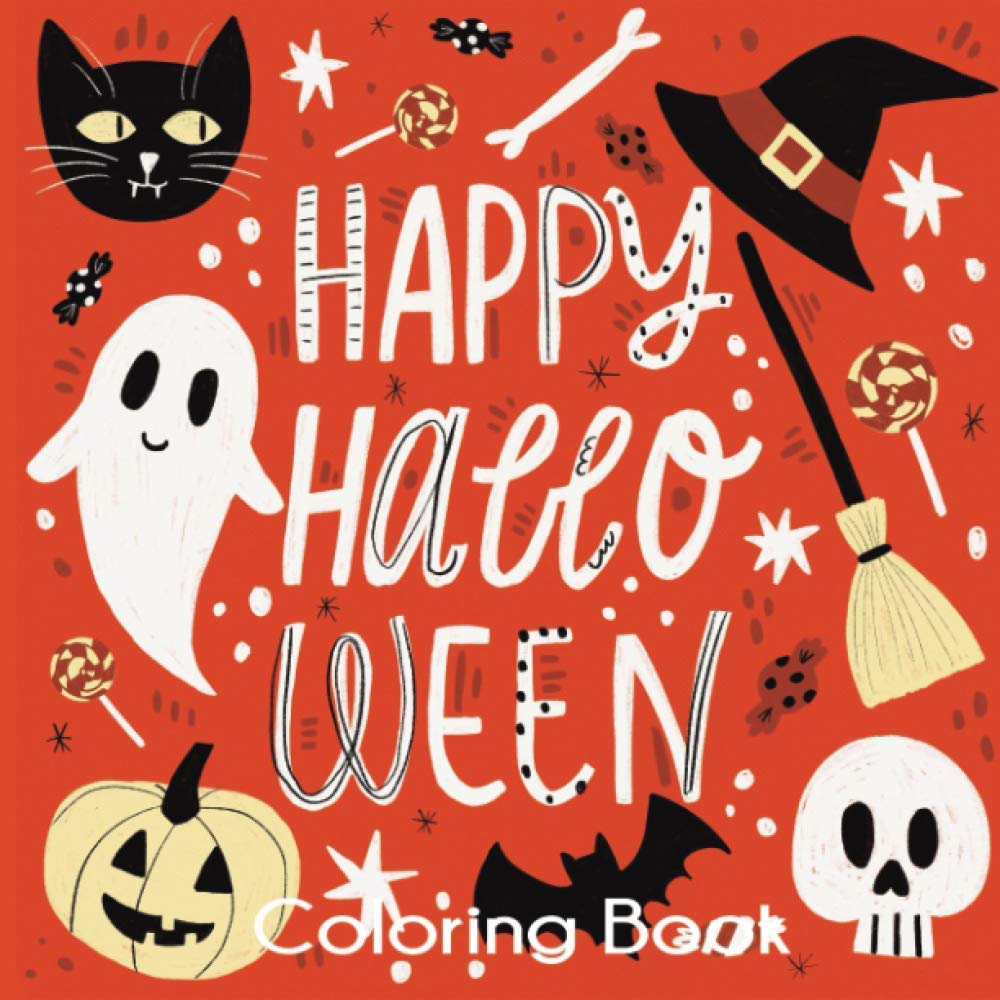 Happy Halloween Coloring Book