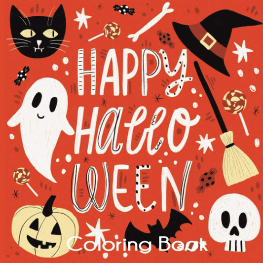 Happy Halloween Coloring Book
