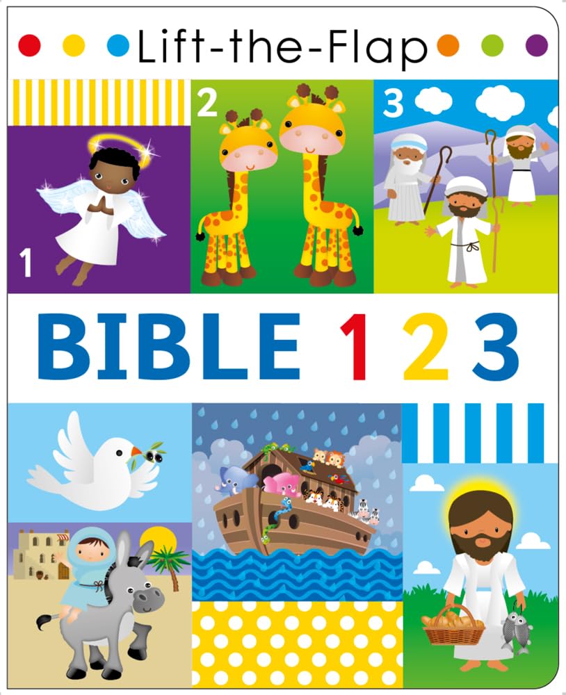 Bible 123 - Lift the Flap Activity Kids Books - Childrens Books, Toddler Books