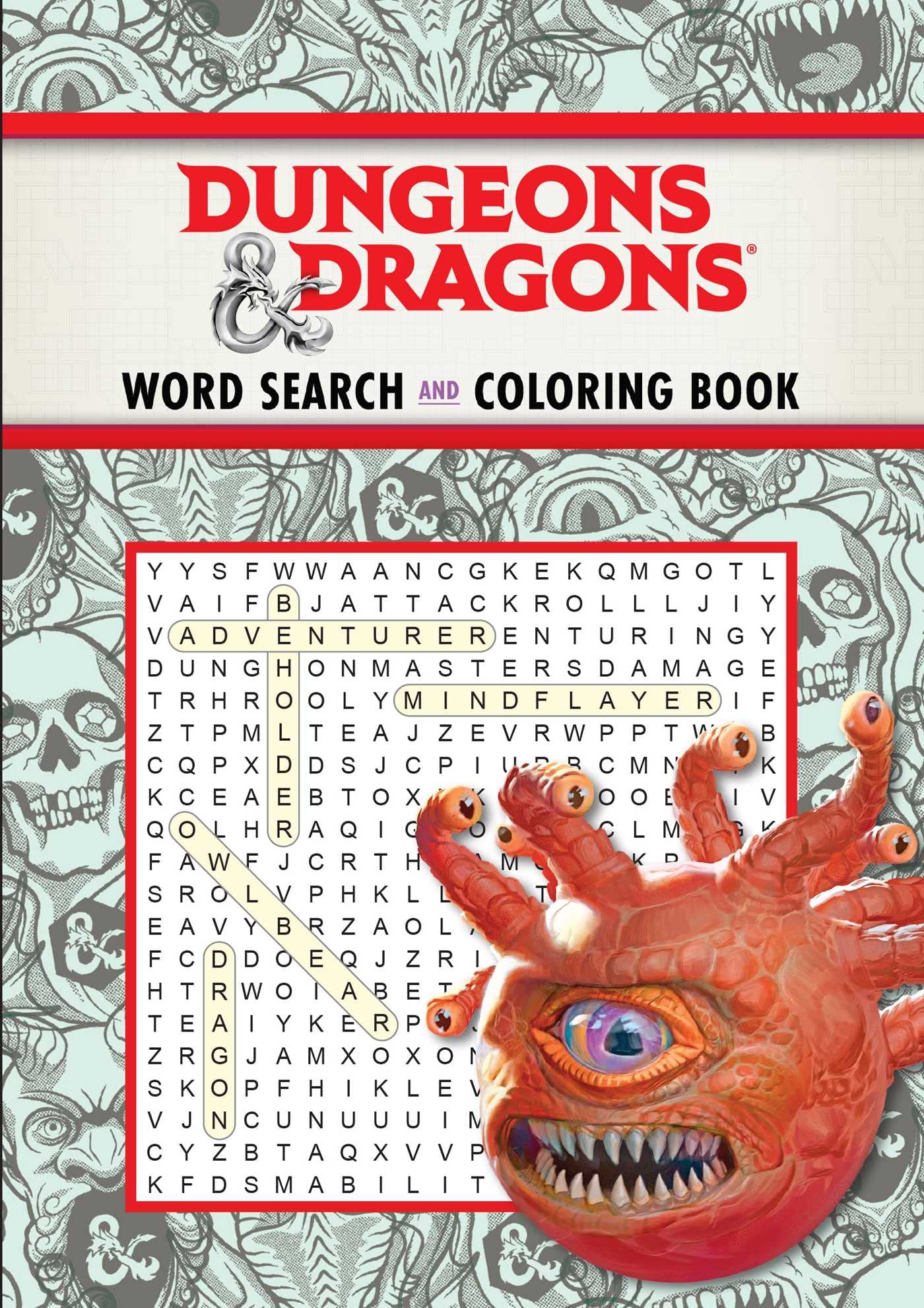 Dungeons & Dragons Word Search and Coloring Book (Coloring Book & Word Search)