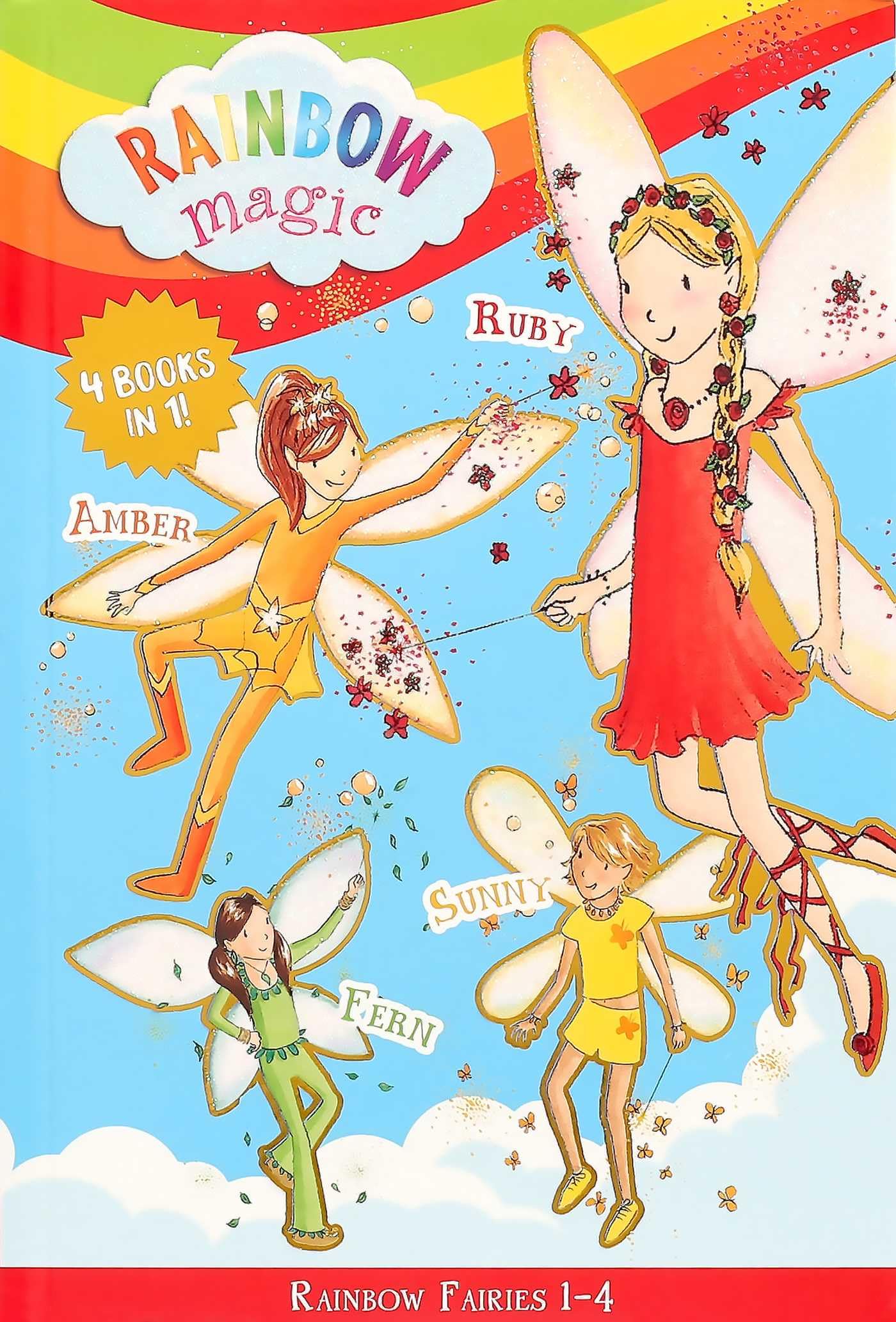 Rainbow Magic Rainbow Fairies: Books #1-4: Ruby the Red Fairy, Amber the Orange Fairy, Sunny the Yellow Fairy, Fern the Green Fairy - 1952