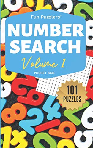 Fun Puzzlers Number Search: 101 Puzzles Volume 1: 5" x 8" Pocket Size - 6900