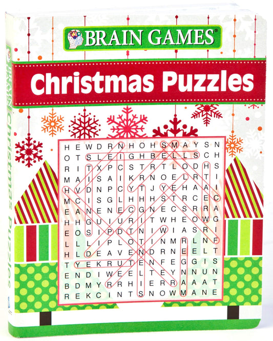 Brain Games Mini - Christmas Puzzles (Pocket Size / Stocking Stuffer) - 3013